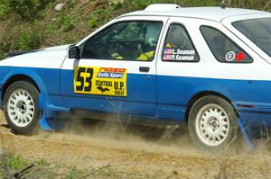 Perry Seaman / Patty Seaman Merkur XR4Ti on SS1, J5 North.