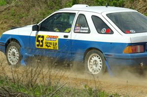 Perry Seaman / Patty Seaman Merkur XR4Ti on SS1, J5 North.