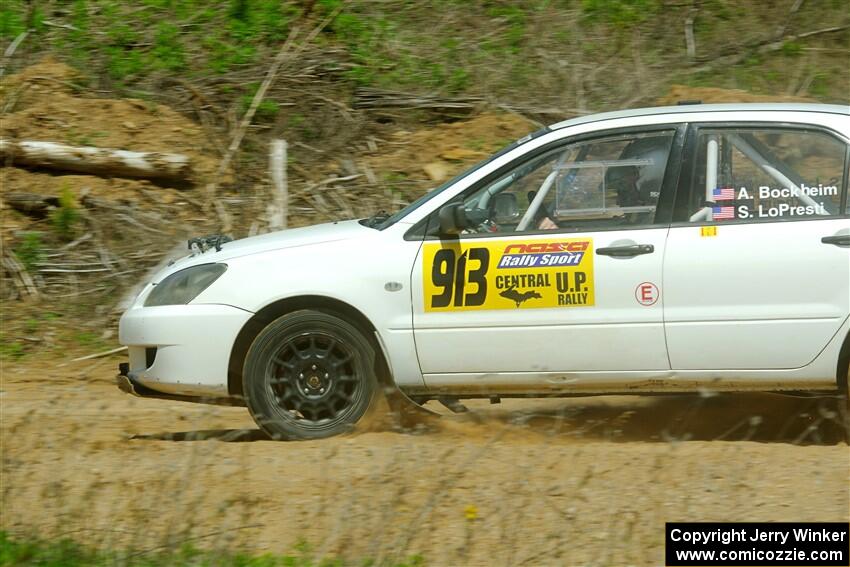 Andrew Bockheim / Salvatore LoPresti Mitsubishi Lancer on SS1, J5 North.