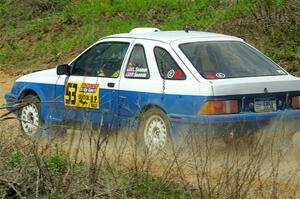 Perry Seaman / Patty Seaman Merkur XR4Ti on SS1, J5 North.