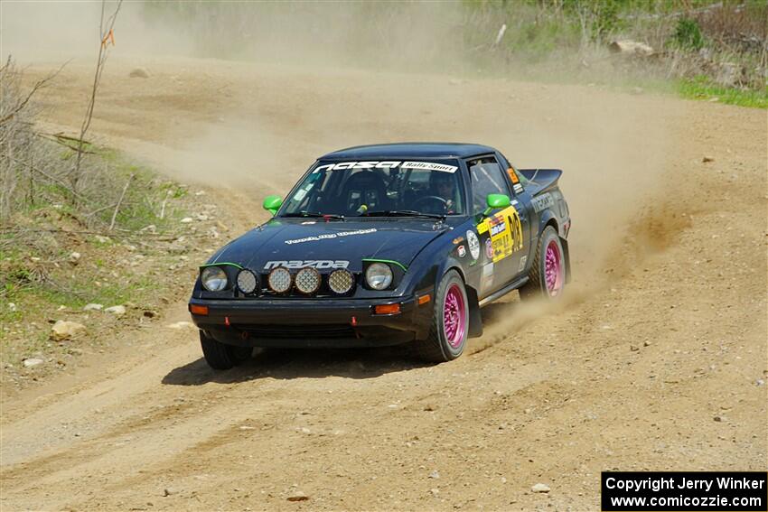 John Gusmano's Mazda RX-7 on SS1, J5 North.