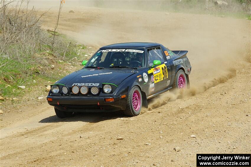 John Gusmano's Mazda RX-7 on SS1, J5 North.