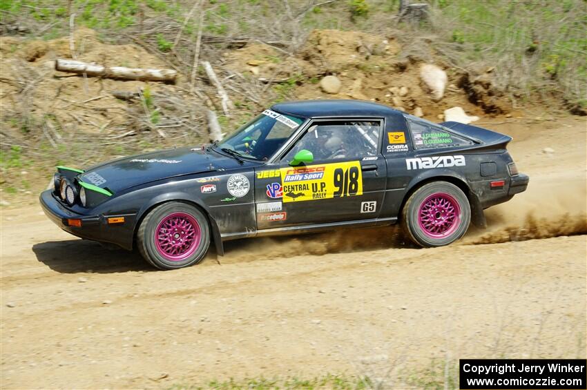 John Gusmano's Mazda RX-7 on SS1, J5 North.