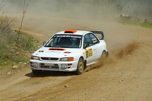 Richard Donovan / Greg Donovan Subaru Impreza on SS1, J5 North.