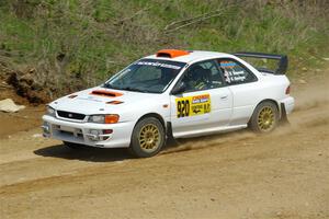 Richard Donovan / Greg Donovan Subaru Impreza on SS1, J5 North.