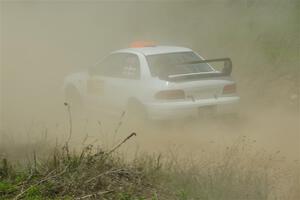 Richard Donovan / Greg Donovan Subaru Impreza on SS1, J5 North.