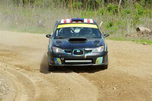 Matt James / Jackie James Subaru Impreza on SS1, J5 North.