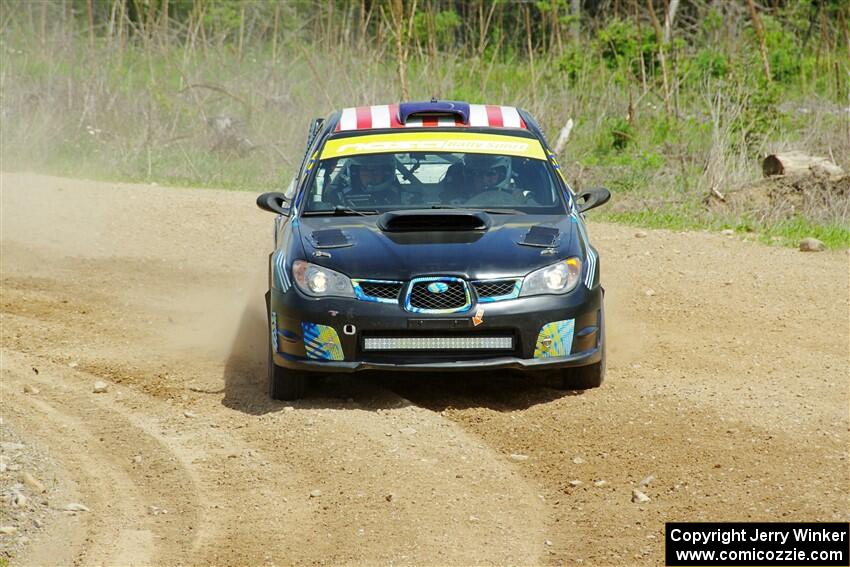 Matt James / Jackie James Subaru Impreza on SS1, J5 North.