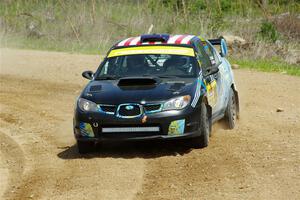 Matt James / Jackie James Subaru Impreza on SS1, J5 North.