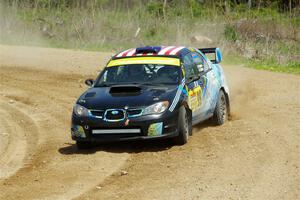 Matt James / Jackie James Subaru Impreza on SS1, J5 North.