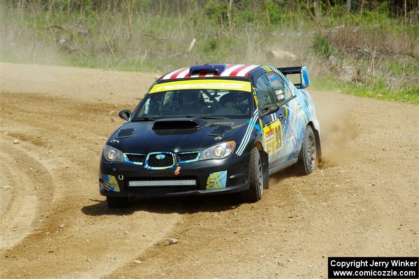 Matt James / Jackie James Subaru Impreza on SS1, J5 North.