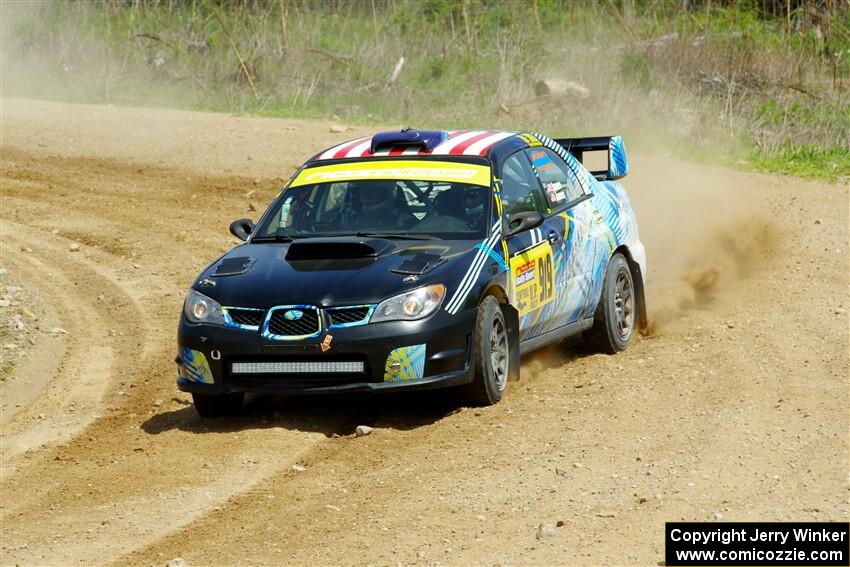 Matt James / Jackie James Subaru Impreza on SS1, J5 North.