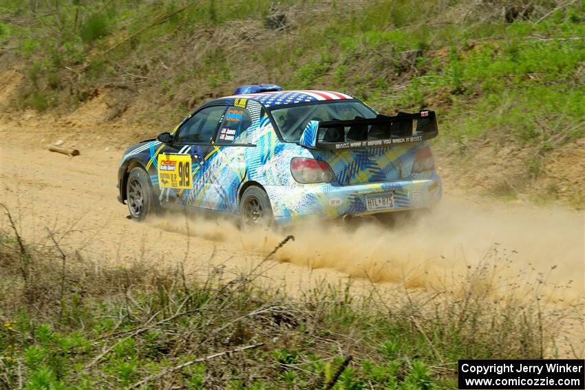 Matt James / Jackie James Subaru Impreza on SS1, J5 North.