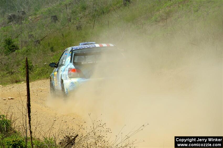 Matt James / Jackie James Subaru Impreza on SS1, J5 North.