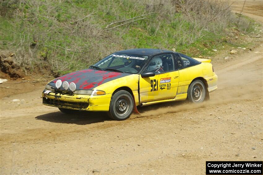 Zach Richard / Eli Goethel Mitsubishi Eclipse on SS1, J5 North.