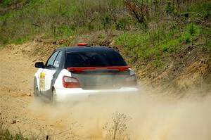 Jason Cook / Tim Kohlmann Subaru Impreza on SS1, J5 North.