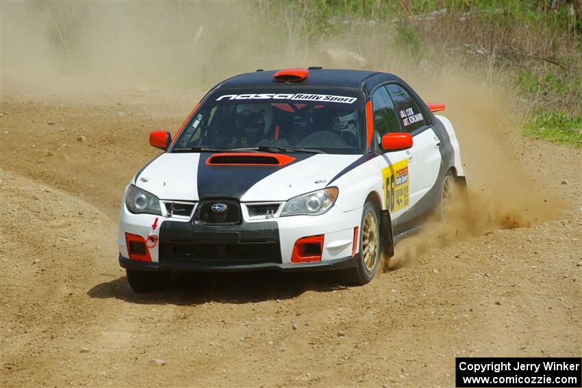 Jason Cook / Tim Kohlmann Subaru Impreza on SS1, J5 North.