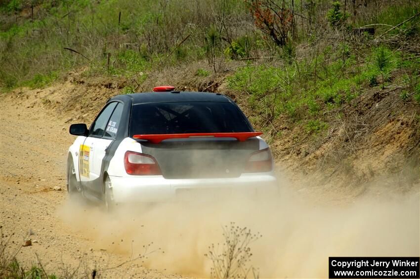 Jason Cook / Tim Kohlmann Subaru Impreza on SS1, J5 North.