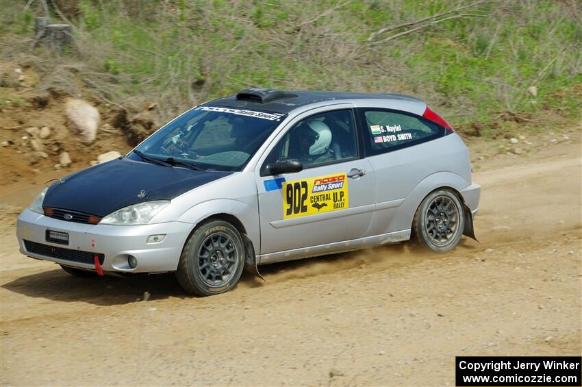 Srikanth Nayini / Boyd Smith Ford Focus SVT on SS1, J5 North.