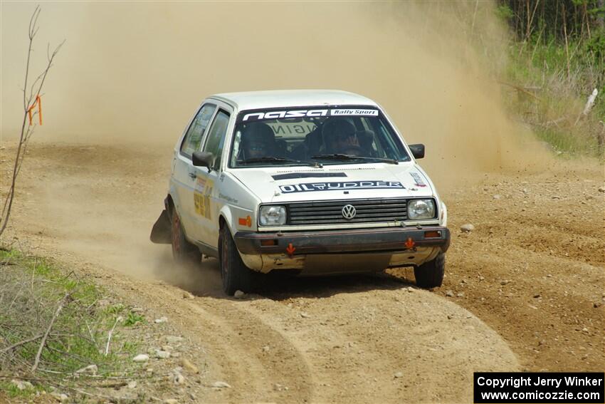 Heath Shively / Bryce Proseus VW Golf on SS1, J5 North.