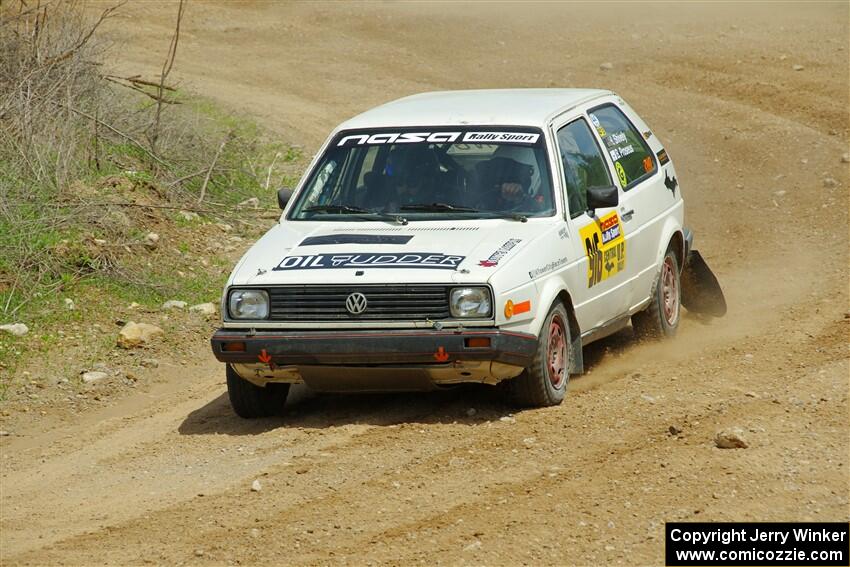 Heath Shively / Bryce Proseus VW Golf on SS1, J5 North.