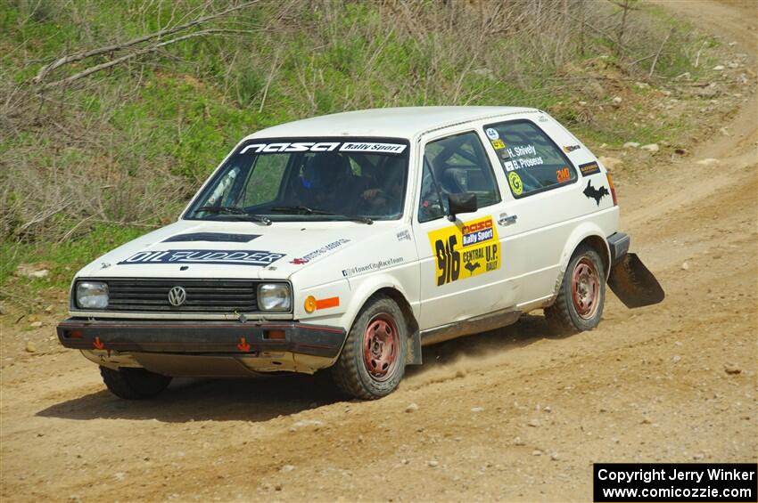 Heath Shively / Bryce Proseus VW Golf on SS1, J5 North.