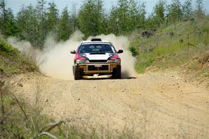 Chris Barribeau / Alex Ferencz Subaru Impreza RS on SS4, J5 South.