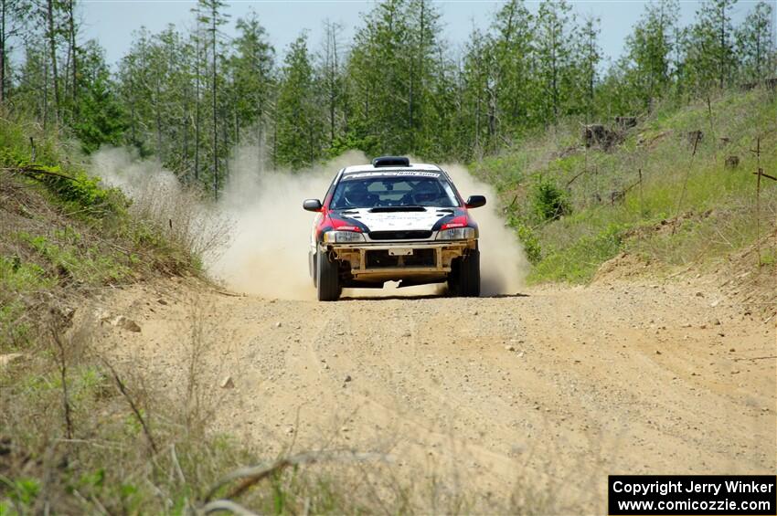 Chris Barribeau / Alex Ferencz Subaru Impreza RS on SS4, J5 South.