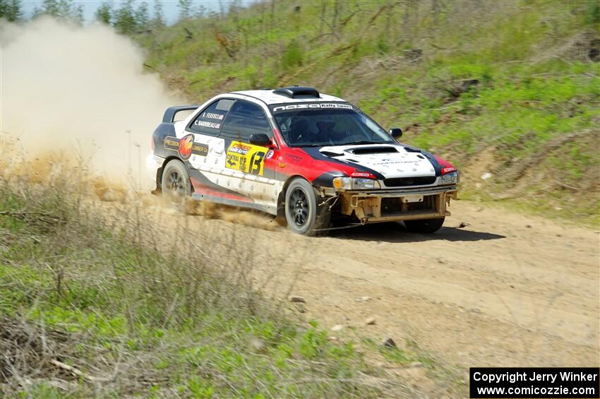 Chris Barribeau / Alex Ferencz Subaru Impreza RS on SS4, J5 South.