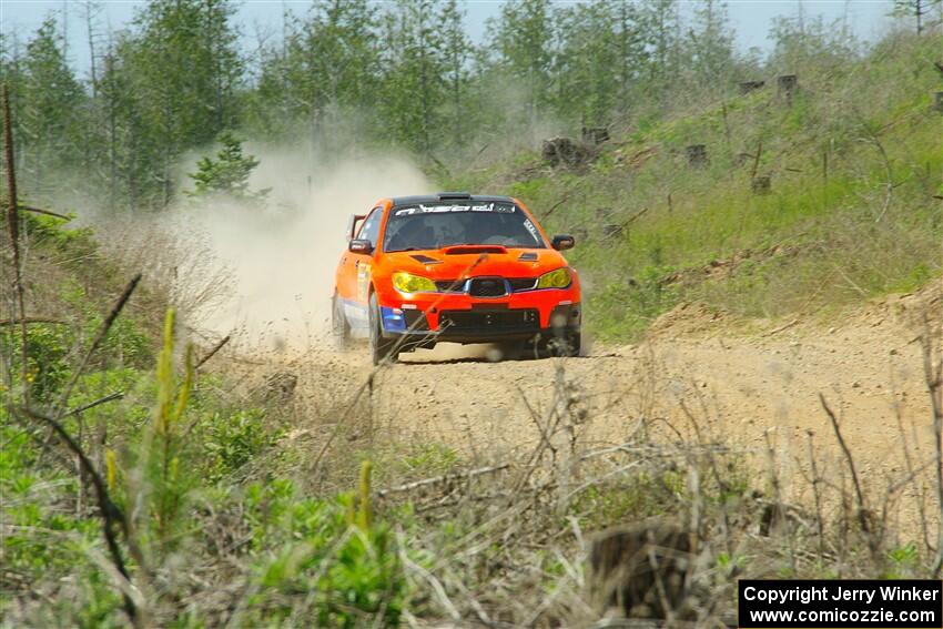 Mike Engle / Morgan Engle Subaru WRX on SS4, J5 South.