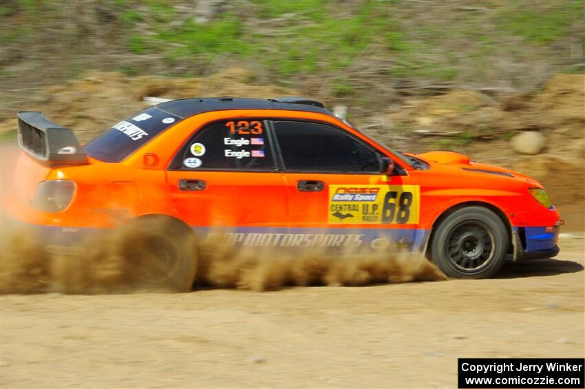 Mike Engle / Morgan Engle Subaru WRX on SS4, J5 South.