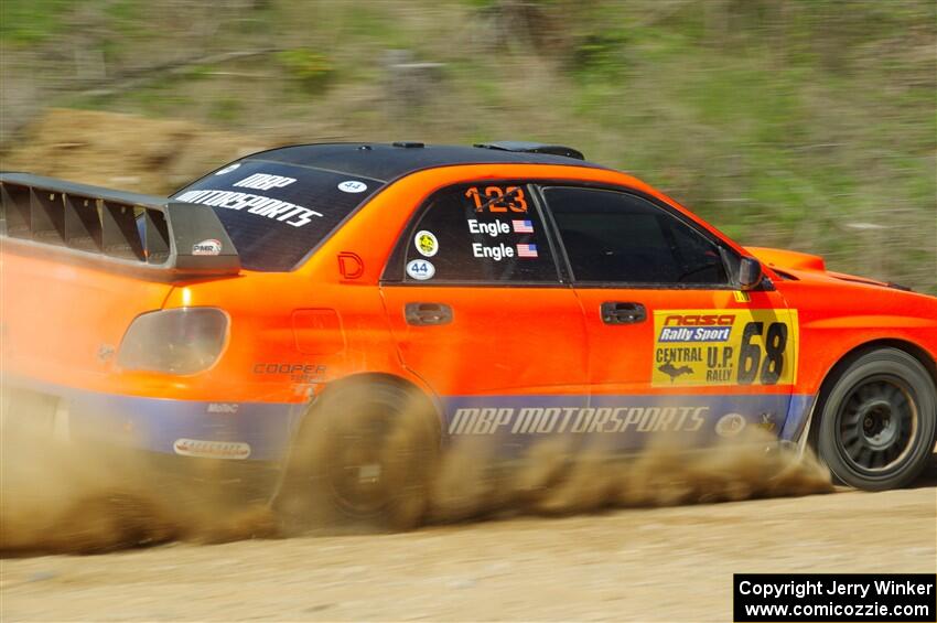 Mike Engle / Morgan Engle Subaru WRX on SS4, J5 South.