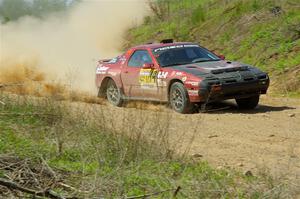 Al Dantes, Jr. / Keegan Helwig Mazda RX-7 LS on SS4, J5 South.