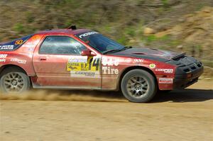 Al Dantes, Jr. / Keegan Helwig Mazda RX-7 LS on SS4, J5 South.