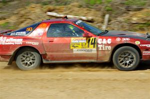 Al Dantes, Jr. / Keegan Helwig Mazda RX-7 LS on SS4, J5 South.