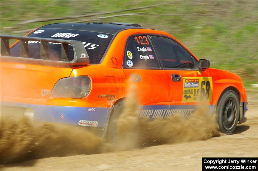 Mike Engle / Morgan Engle Subaru WRX on SS4, J5 South.