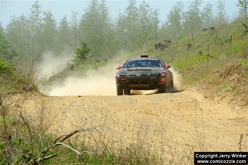 Al Dantes, Jr. / Keegan Helwig Mazda RX-7 LS on SS4, J5 South.