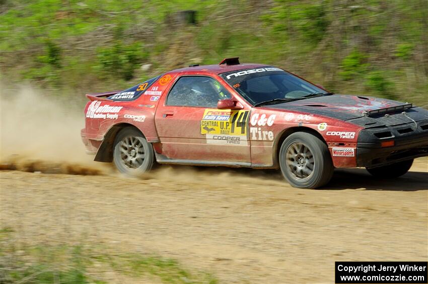 Al Dantes, Jr. / Keegan Helwig Mazda RX-7 LS on SS4, J5 South.