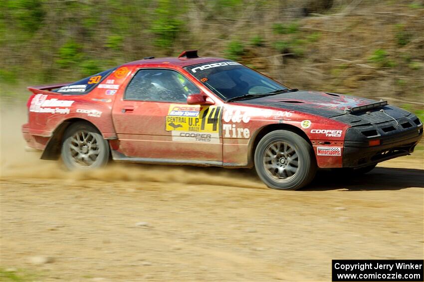 Al Dantes, Jr. / Keegan Helwig Mazda RX-7 LS on SS4, J5 South.