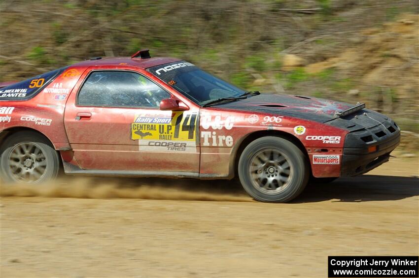 Al Dantes, Jr. / Keegan Helwig Mazda RX-7 LS on SS4, J5 South.