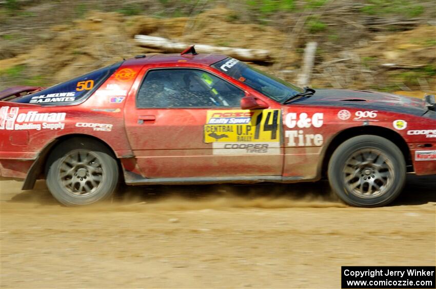 Al Dantes, Jr. / Keegan Helwig Mazda RX-7 LS on SS4, J5 South.