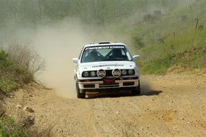 Adam VanDamme / Andrew Herron BMW 325i on SS4, J5 South.