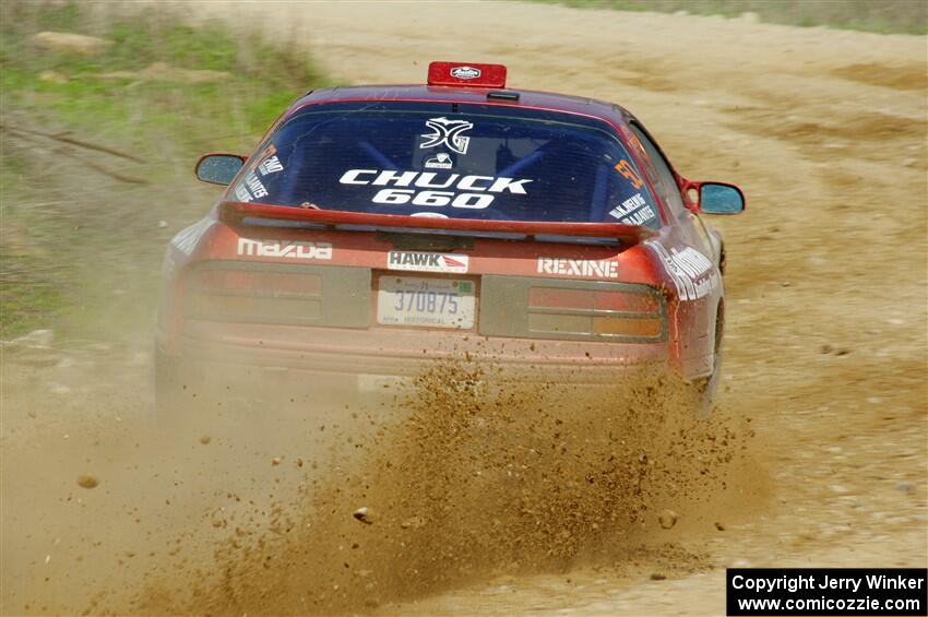 Al Dantes, Jr. / Keegan Helwig Mazda RX-7 LS on SS4, J5 South.