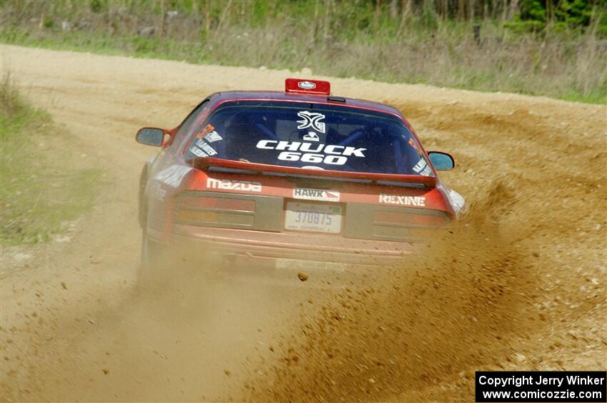 Al Dantes, Jr. / Keegan Helwig Mazda RX-7 LS on SS4, J5 South.