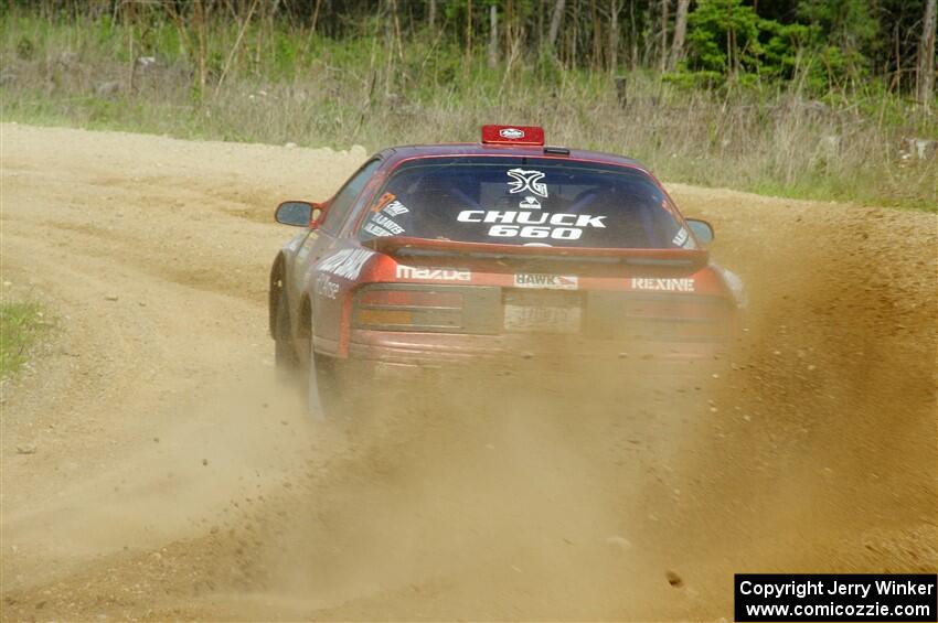 Al Dantes, Jr. / Keegan Helwig Mazda RX-7 LS on SS4, J5 South.