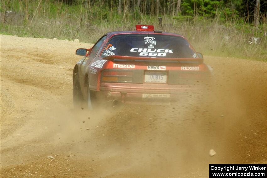 Al Dantes, Jr. / Keegan Helwig Mazda RX-7 LS on SS4, J5 South.