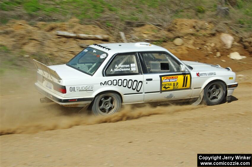 Adam VanDamme / Andrew Herron BMW 325i on SS4, J5 South.