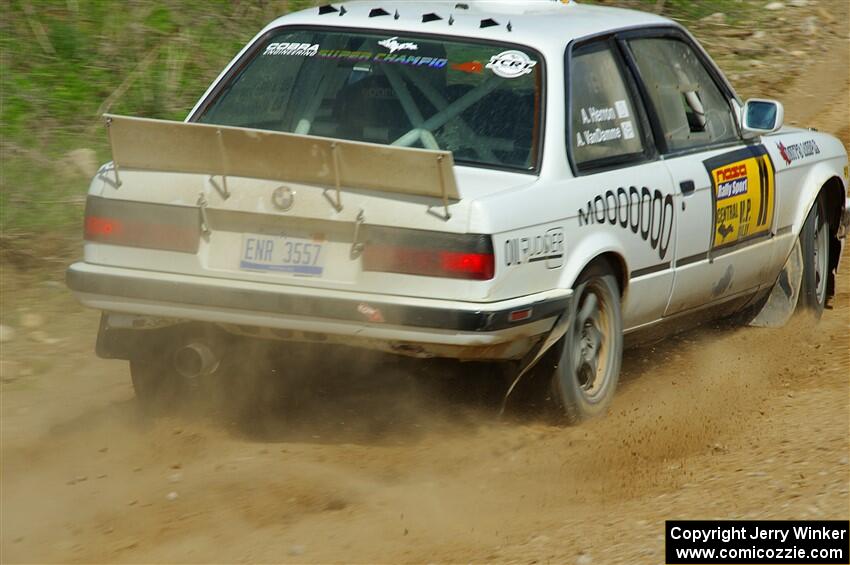 Adam VanDamme / Andrew Herron BMW 325i on SS4, J5 South.