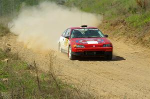 Sean Burke / Max Burke Honda CRX on SS4, J5 South.