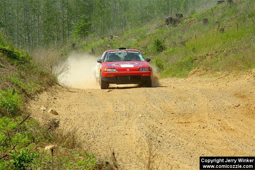 Sean Burke / Max Burke Honda CRX on SS4, J5 South.